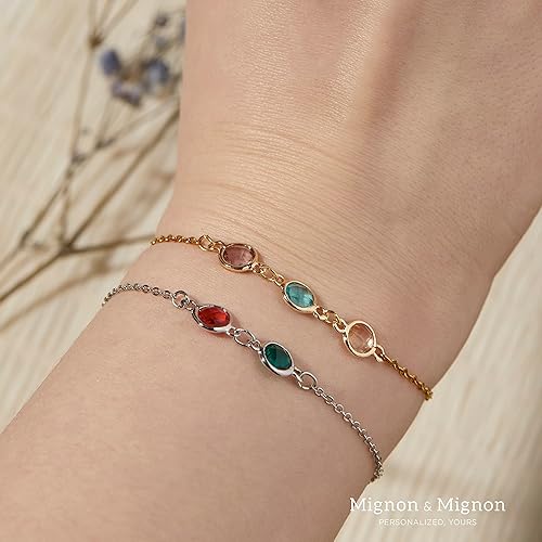 Miniatura 5 de Custom Birthstone Bracelet For Women Mother's Day Gift From Daughter Gifts For Mom Personalized For Her Personalized Family Bracelet Birthstone