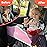PILLANI Kids Travel Tray for Car - Car Seat Tray for Kids Travel, Road Trip Essentials, Carseat Table for Roadtrip Activities - Must Have Toddler Lap Desk Organizer for Airplane - Car Accessories