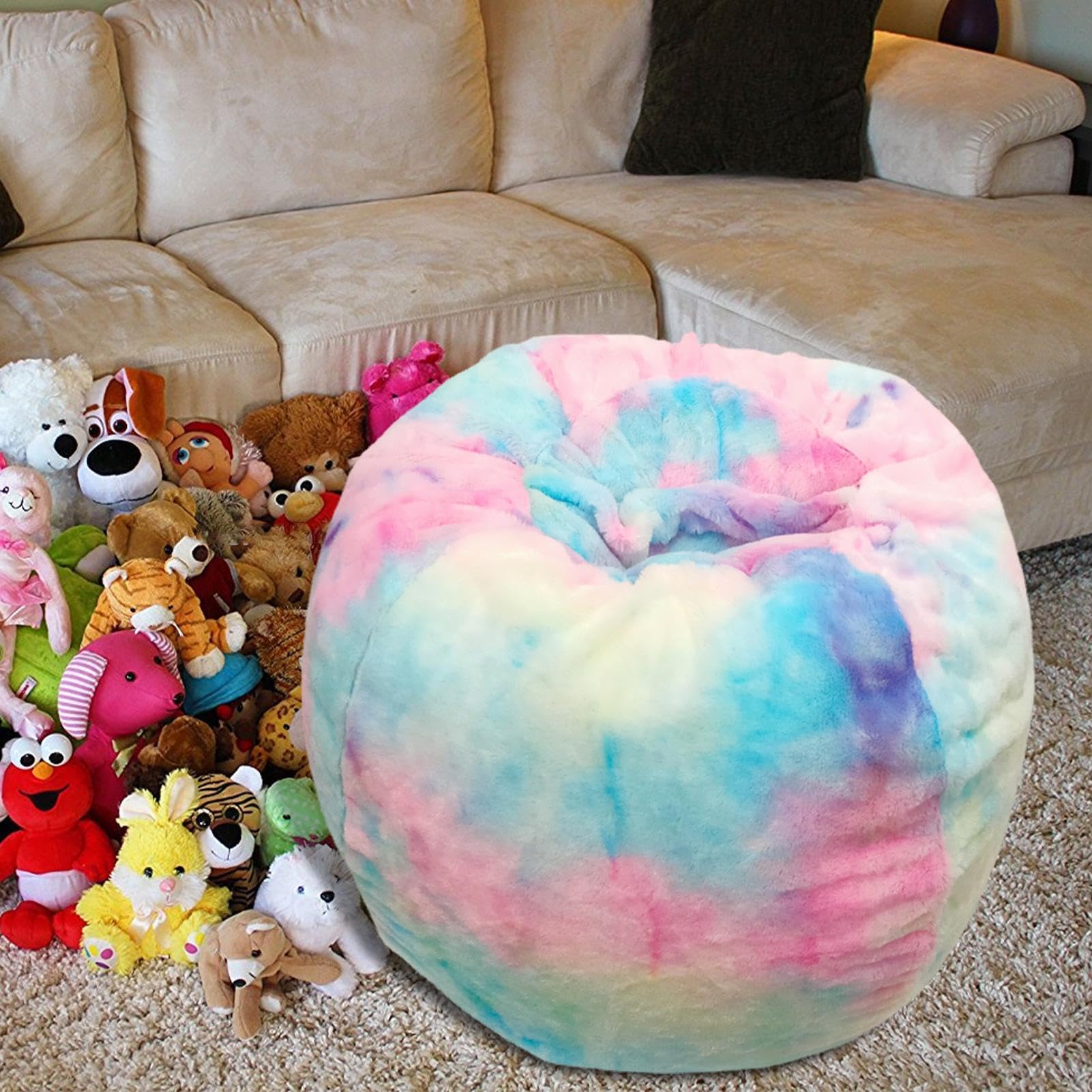 Sacchetto di fagioli per riporre animali di peluche, borsa per animali di