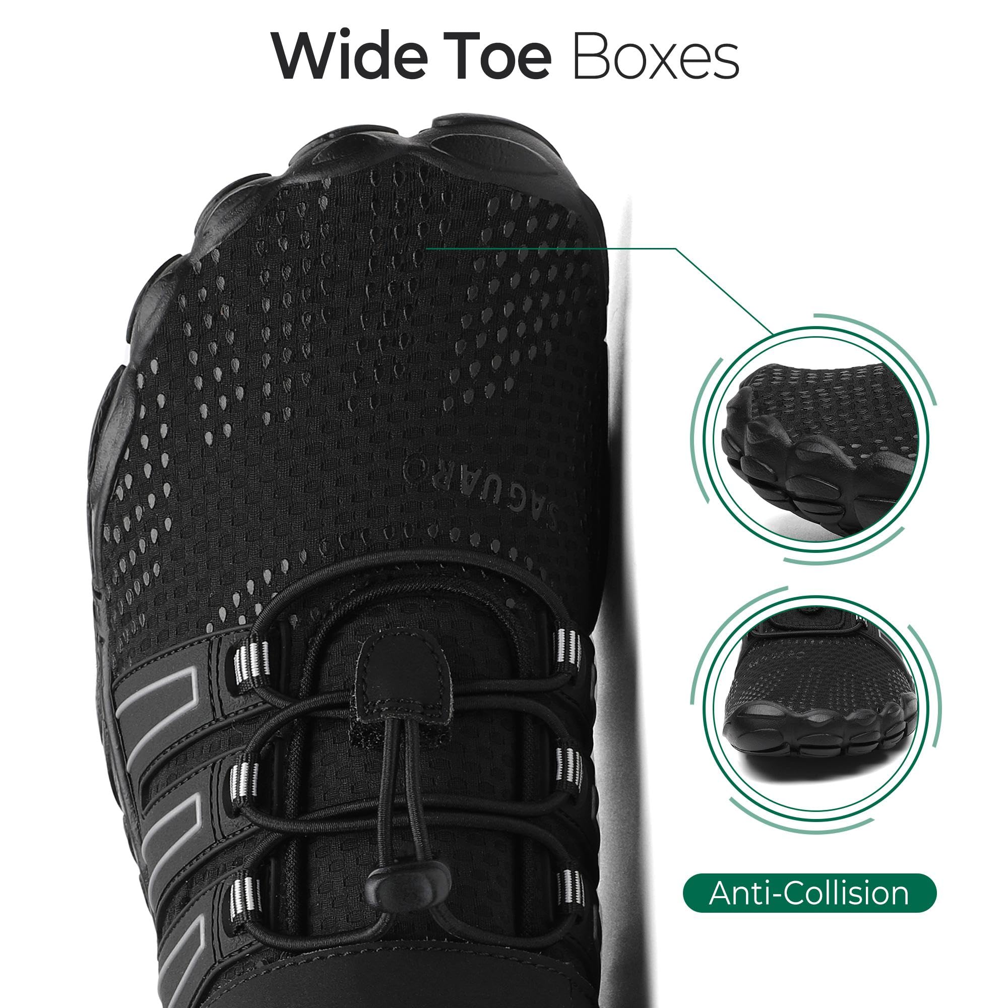 SAGUARO Scarpe Minimaliste per Uomini e Donne Antiscivolo Scarpe per Sport Acquatici Respirabile Asciugatura Rapida 36-48 EU