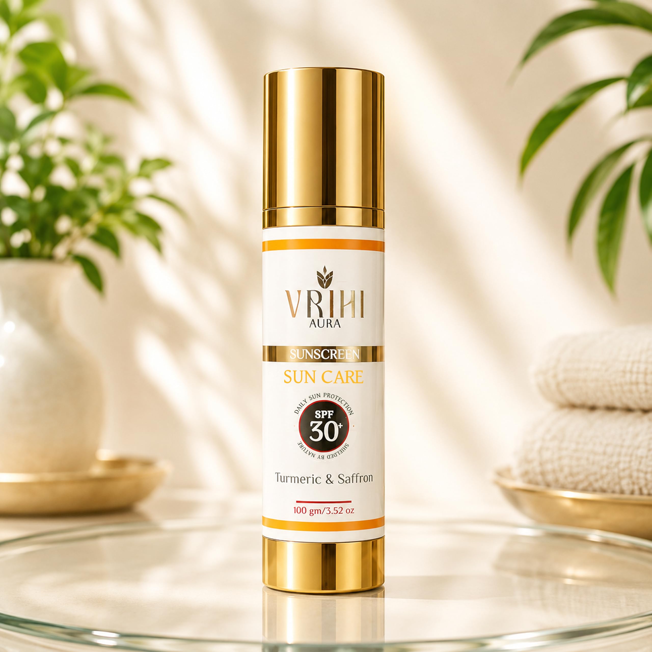 Sun Care Sunscreen Spf 30+ | Turmeric, Honey, Tulsi, Saffron And Licorice-image-30