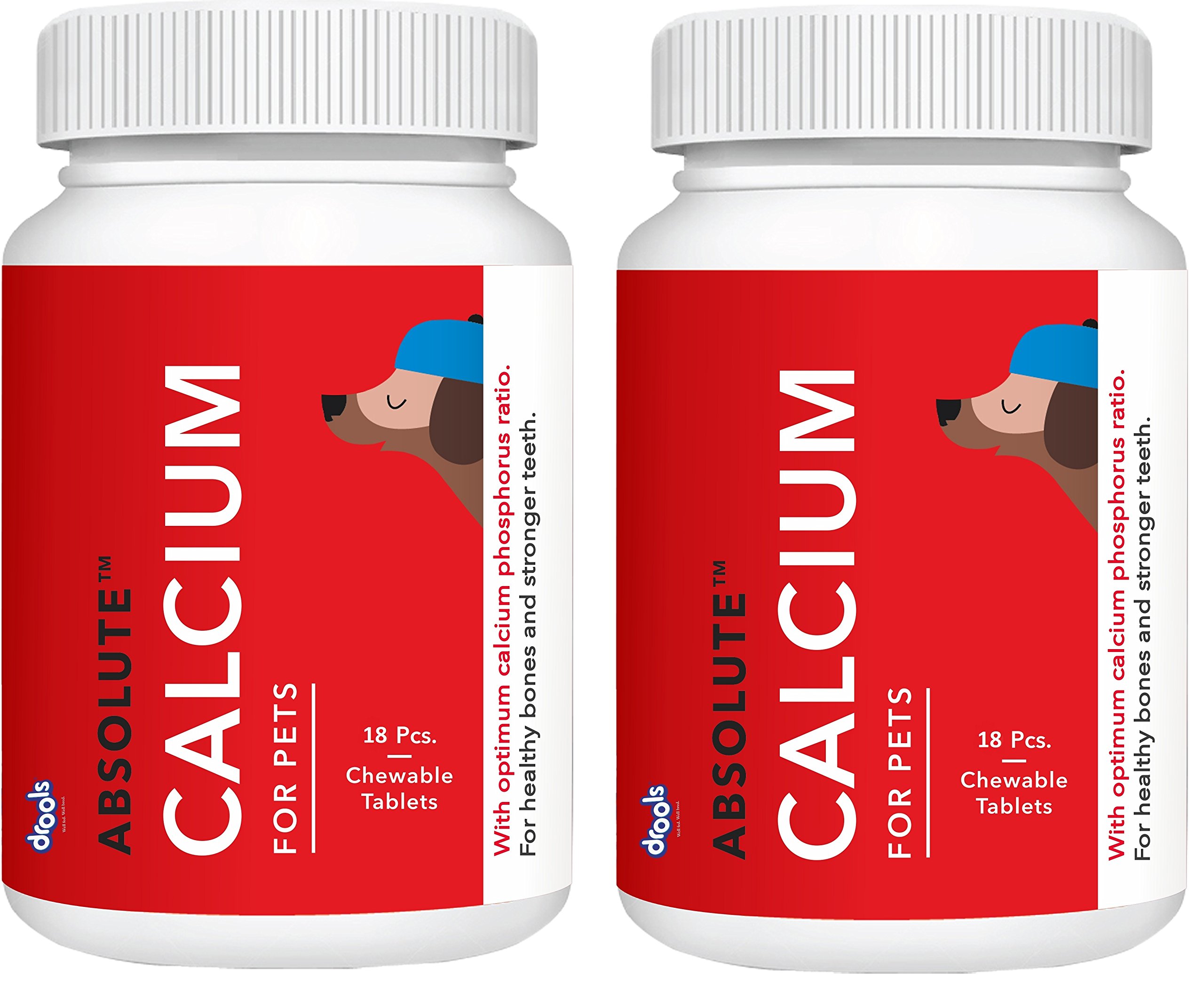 Drools Absolute Calcium Tablet- Dog Supplement, 18 Pcs (Pack of 2) (B01E57TVEE) Amazon Price History, Amazon Price Tracker