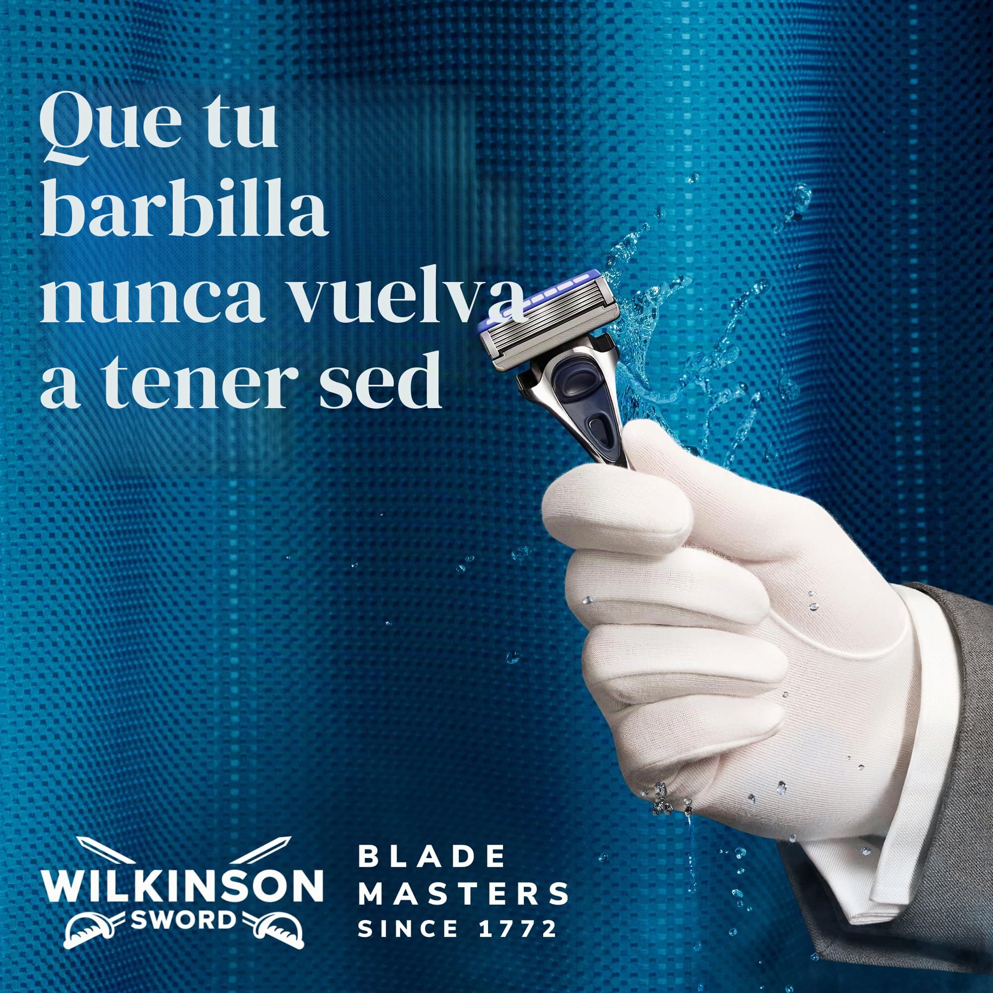 Wilkinson Sword Hydro 5 - Juego de cuchillas de recambio XXL de 12 recambios, acción hidratante y con revestimiento de carbono