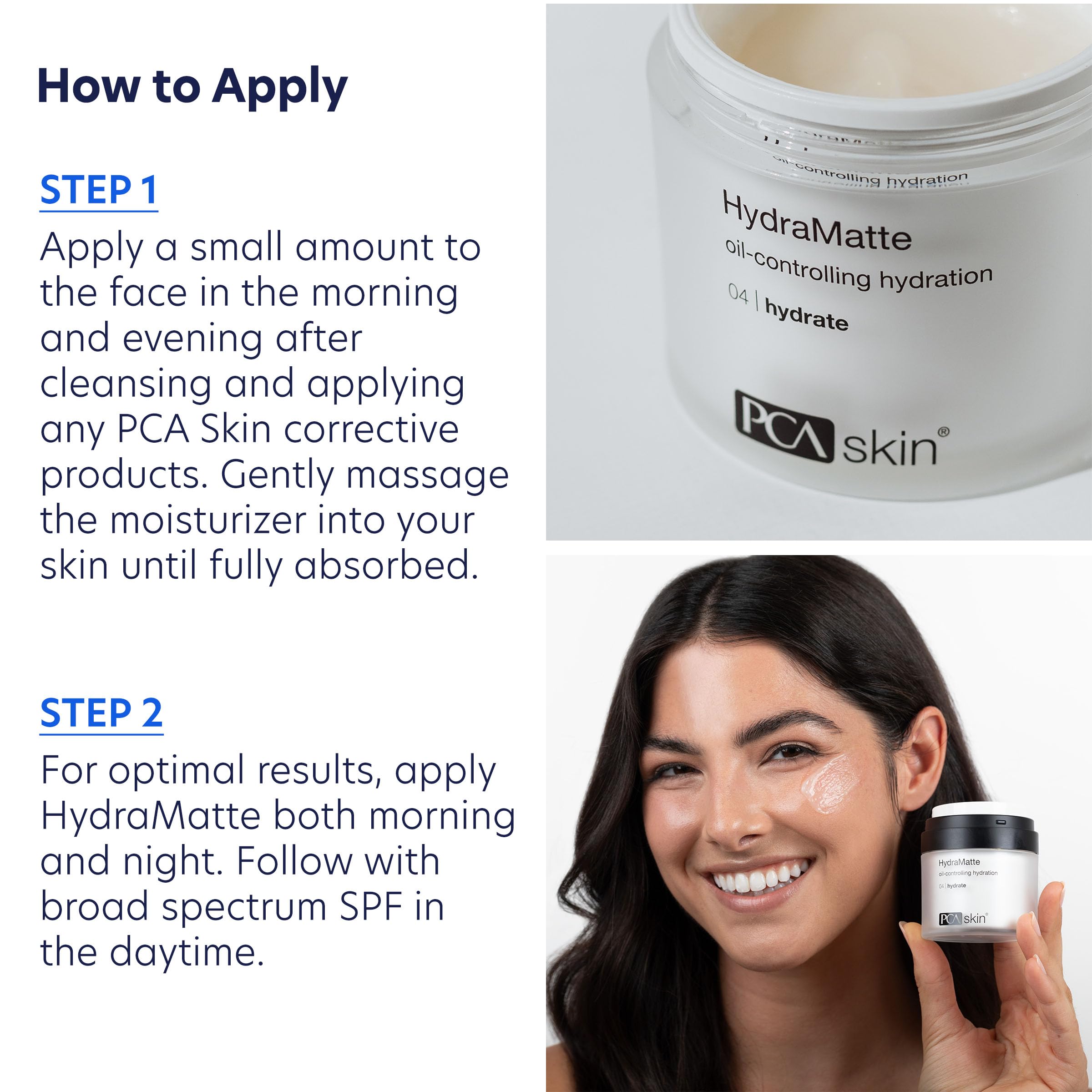 PCA SKIN HydraMatte Oil Control Moisturizer, Face Moisturizer for Oily Skin, Helps Reduce Oil and Promotes a Smoother Complexion, Absorbs Quickly, Great for Combination and Oily Skin, 1.8 oz Jar