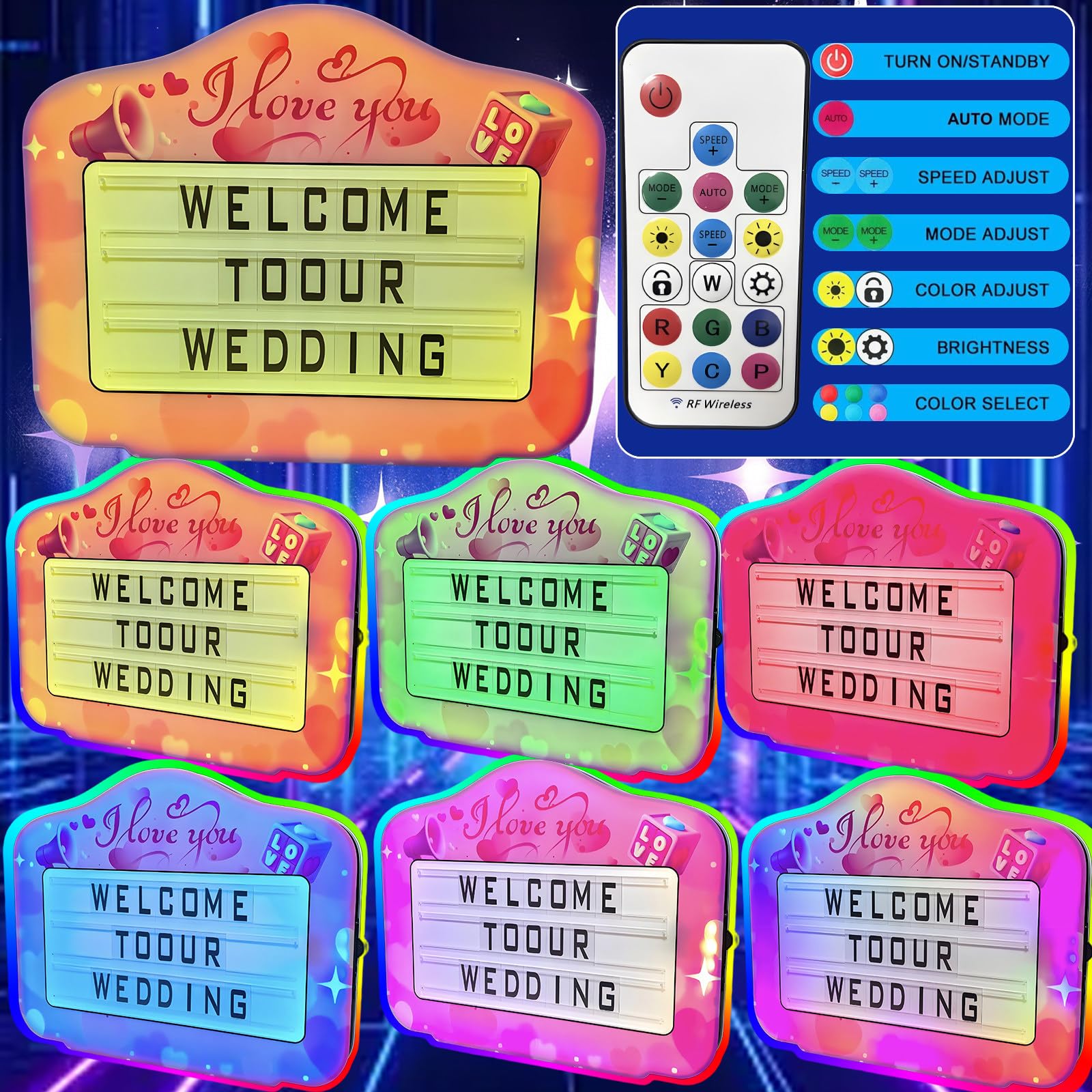 Cartel de servicio de botella LED – Marquesina VIP personalizable con control remoto y efectos intermitentes para eventos y celebraciones