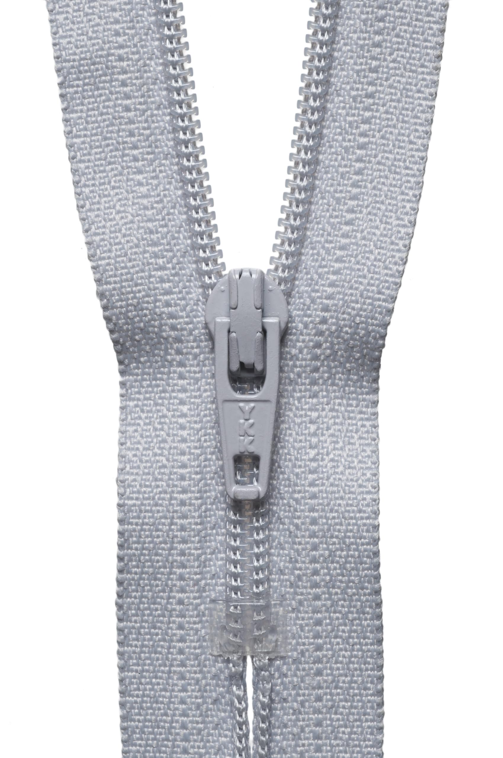 YKK Coil Zip, No. 336 Silver, 25 cm Length