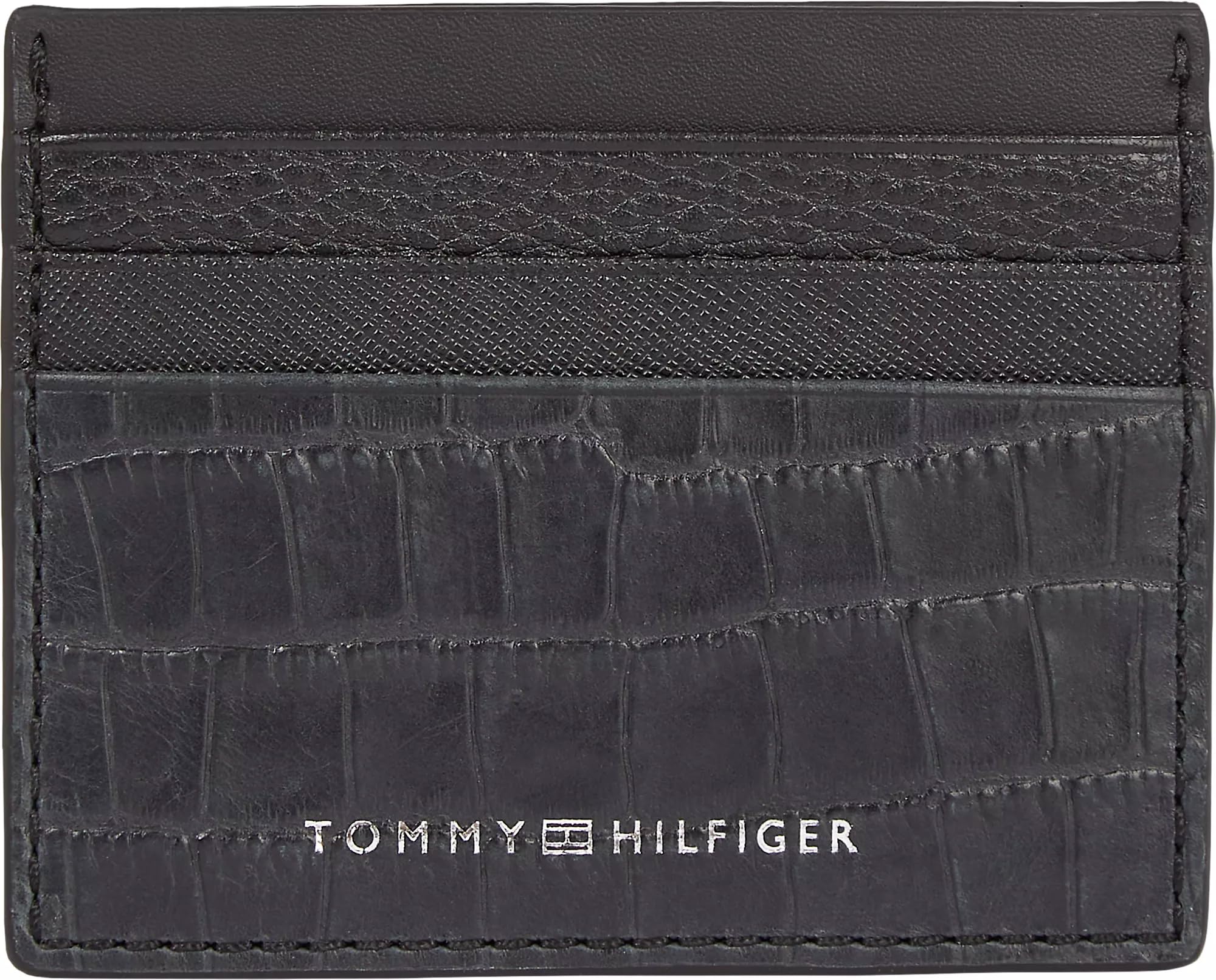 Tommy Hilfiger Black Leather Mens Wallet