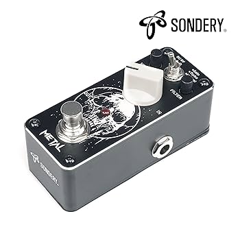 Sondery Metal Distortion Pedal for Electric Guitars, 3 Modes