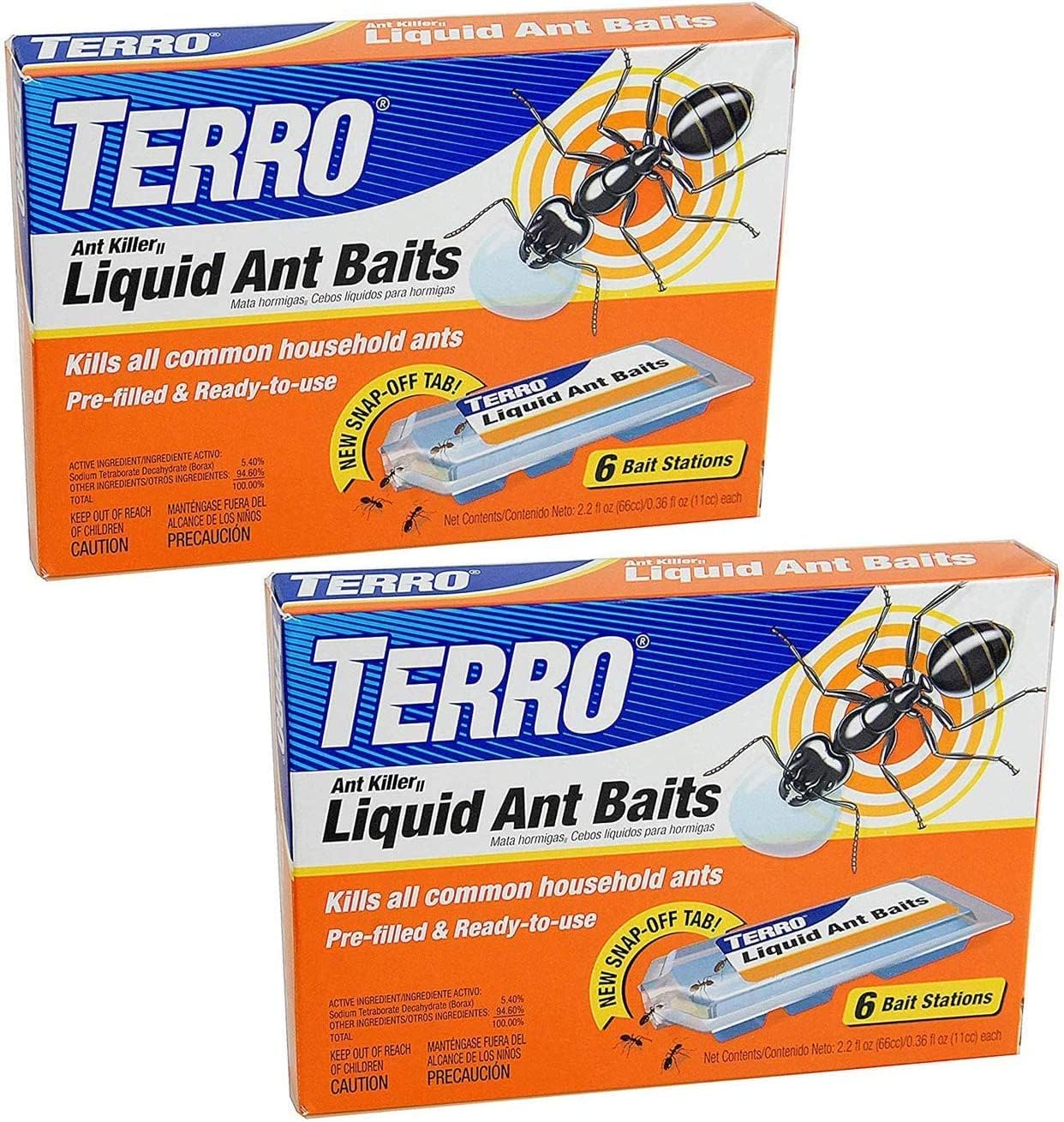 Terro 324 Ant Killer Ii Liquid Ant Baits, Pack of 4