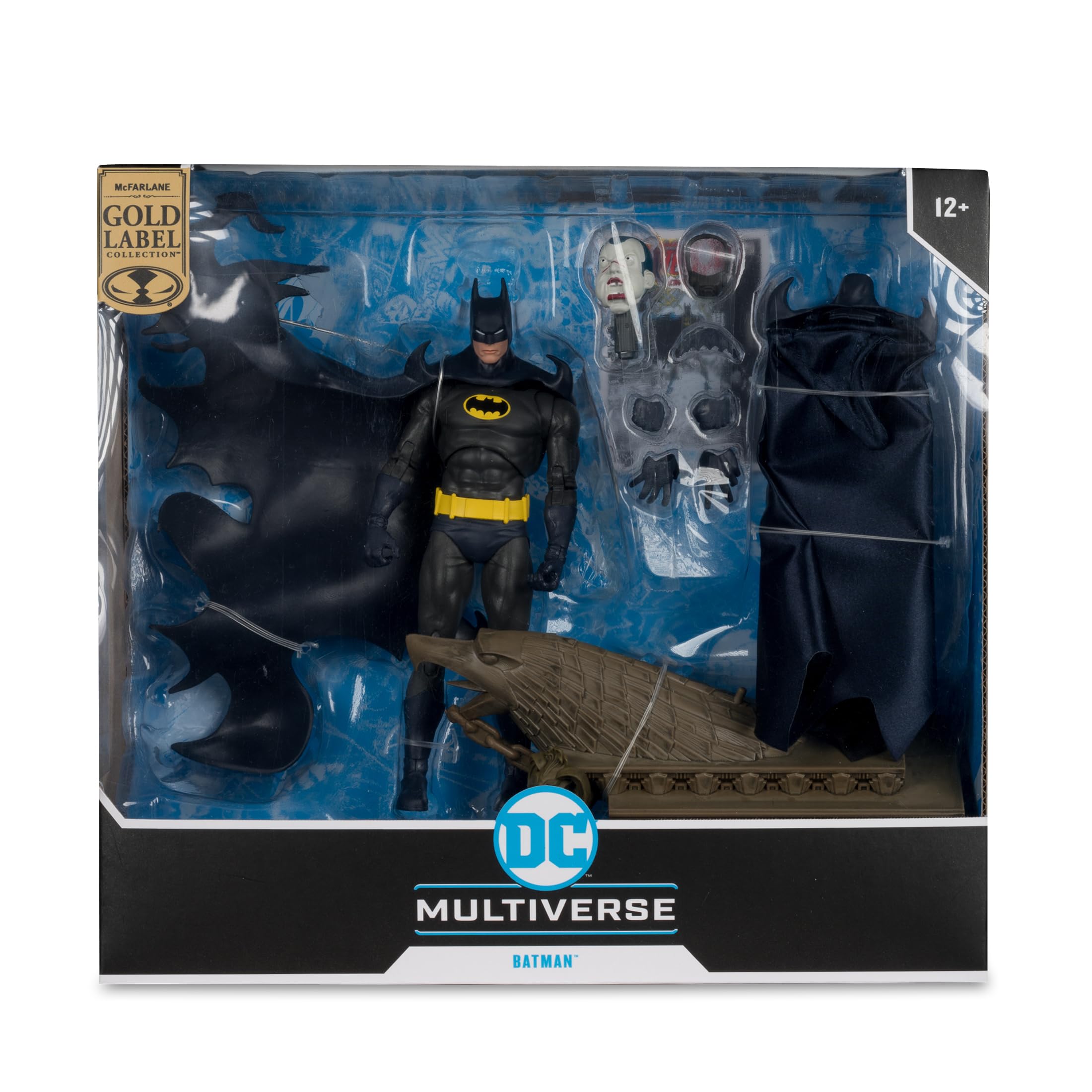 DC Multiverse Batman (Detective Comics #587: Night People) 17,8 cm Action Figure Gold Label McFarlane Toys | DC Multiverse Night People 17,8 cm Action Figure Deluxe Esclusiva - Detective Comics 587 Batman Gold Label