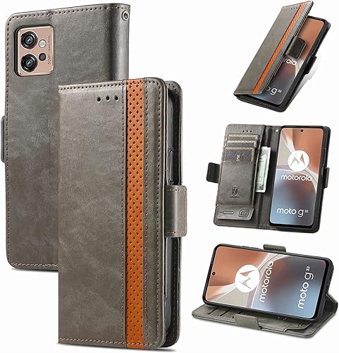 Miniatura 203 de Funda para Honor X7, Funda para Honor Play 30+ Plus Funda de piel sintética con ranuras para tarjetas Funda con soporte abatible Rojo