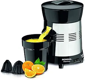 MONDIAL Extrator de Sucos Turbo Premium Preto/Inox, 250W, Bivolt - E-10
