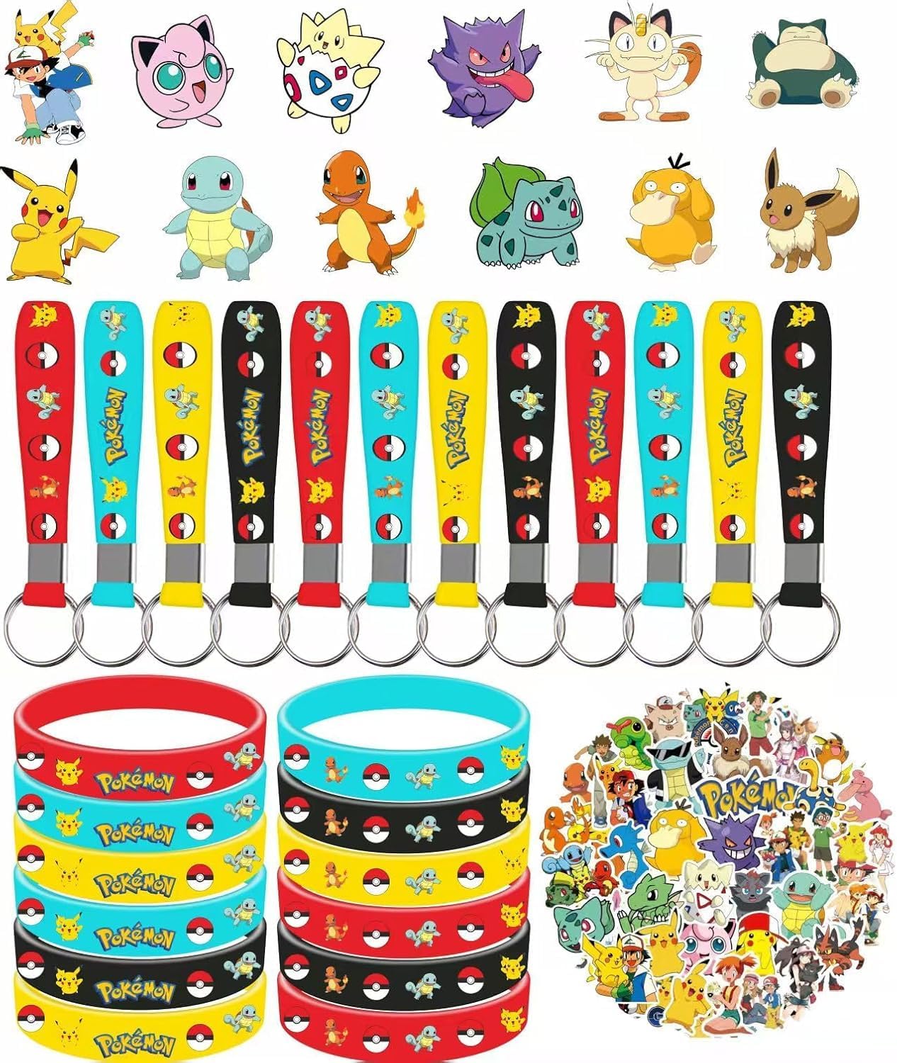 Pokemon 90 pcs Party Favors