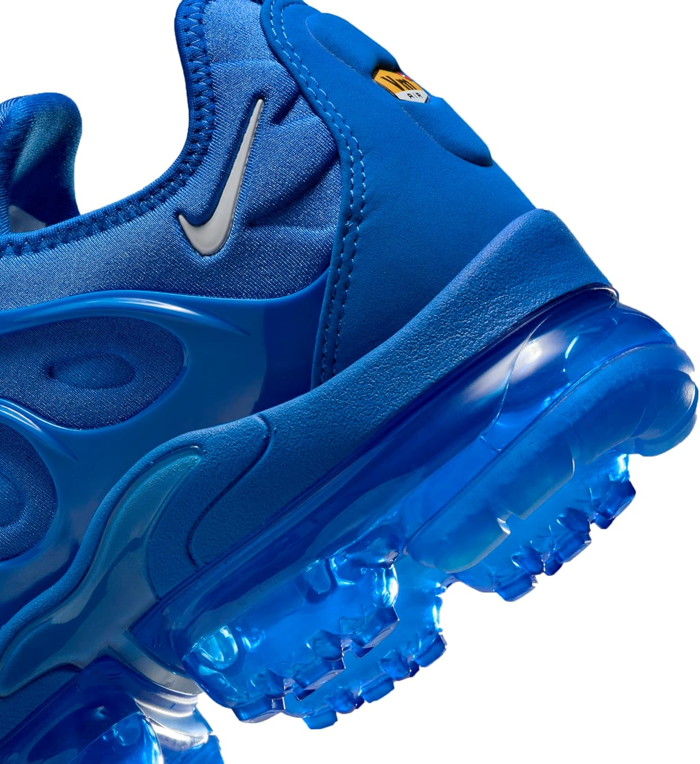 Nike Air VaporMax Plus Men's Shoes (HJ9148-480, Game Royal/Metallic Silver/White) Size 12