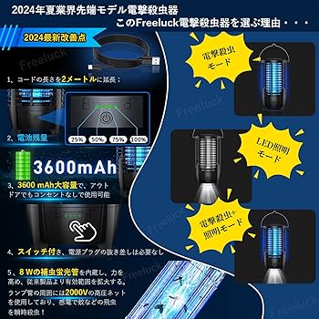 ノン。電撃殺虫器、3台。ハイパワー3200V電撃!! 楽天市場】在庫処分 電撃殺虫ラケット 電撃殺虫器 3000V高電圧
