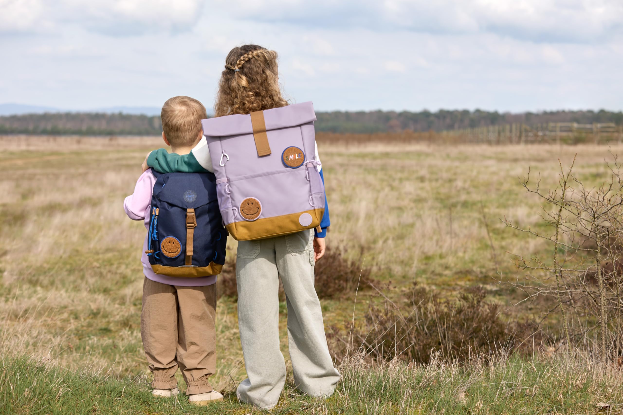 LÄSSIG Plecak dziecięcy, przedszkolny, plecak turystyczny, od 3 lat, 9 litrów/mini plecak outdoorowy, granatowy, Einheitsgröße, Mały bieg