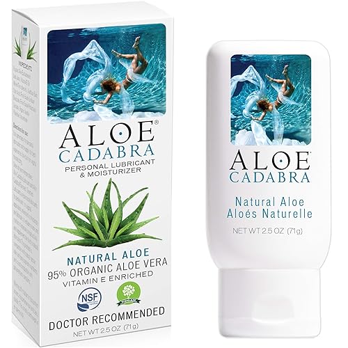 Lubricante orgánico Aloe Cadabra, natural, 2.5 onzas., 14732666, 1, 1