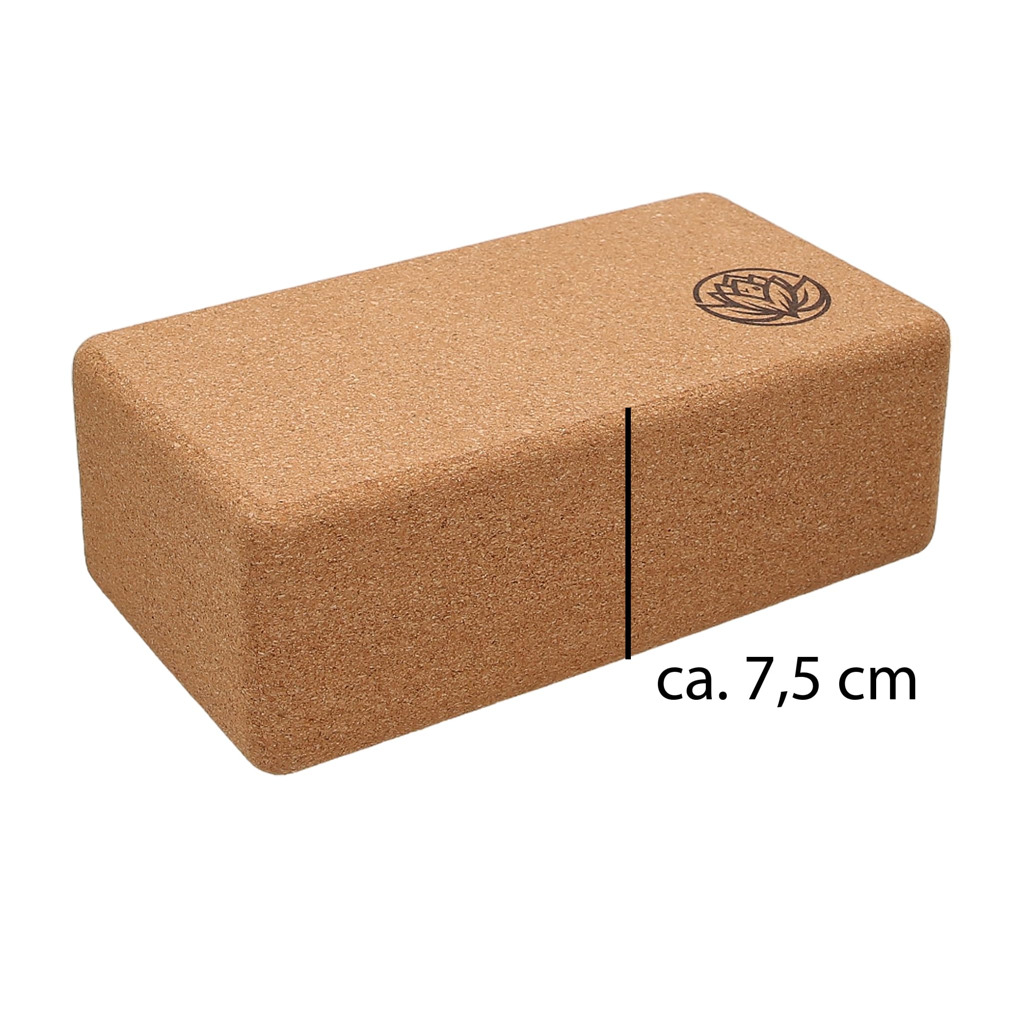 Blocco Yoga In Sughero VonBueren – Set Da 2 Pezzi, 22x12x7,5 Cm, Antiscivolo, Ecologico, Uomo/Donna - 3