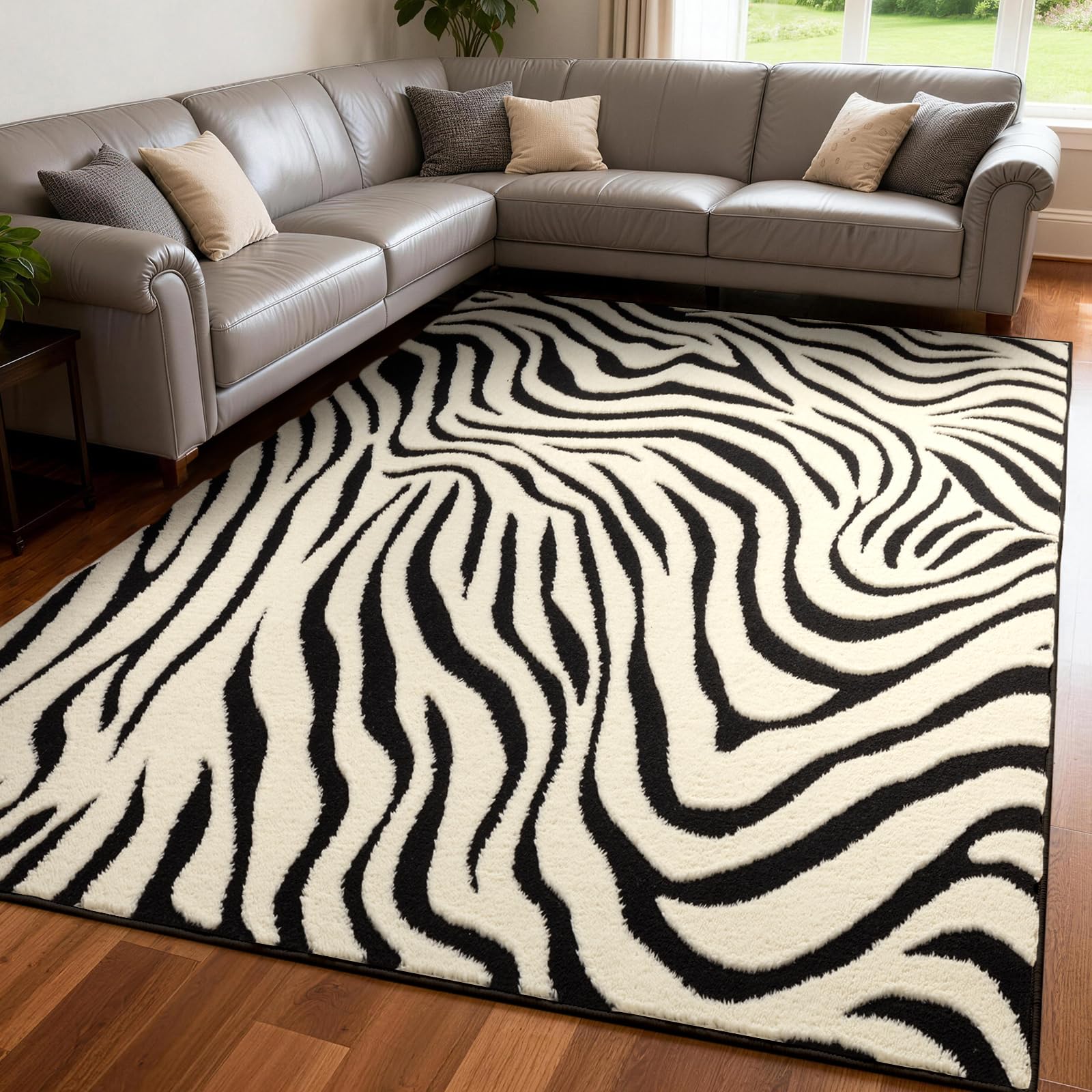 YIHOUSE Zebra Area Rug