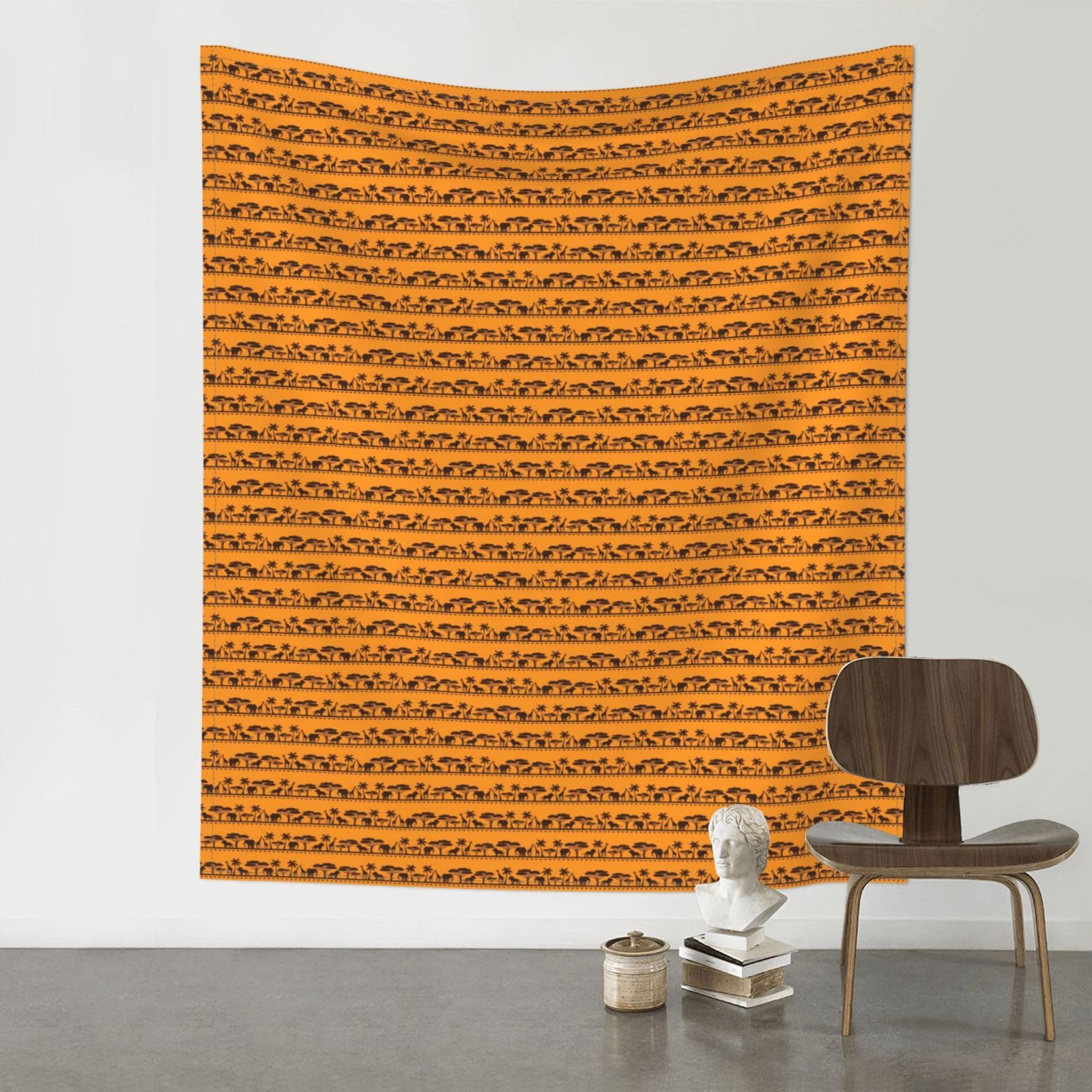 YYHWHJDE African animals Prints 60x51in Wall Tapestry – High-Grade Polyester Throw for Dorm, Beach & Home Decor