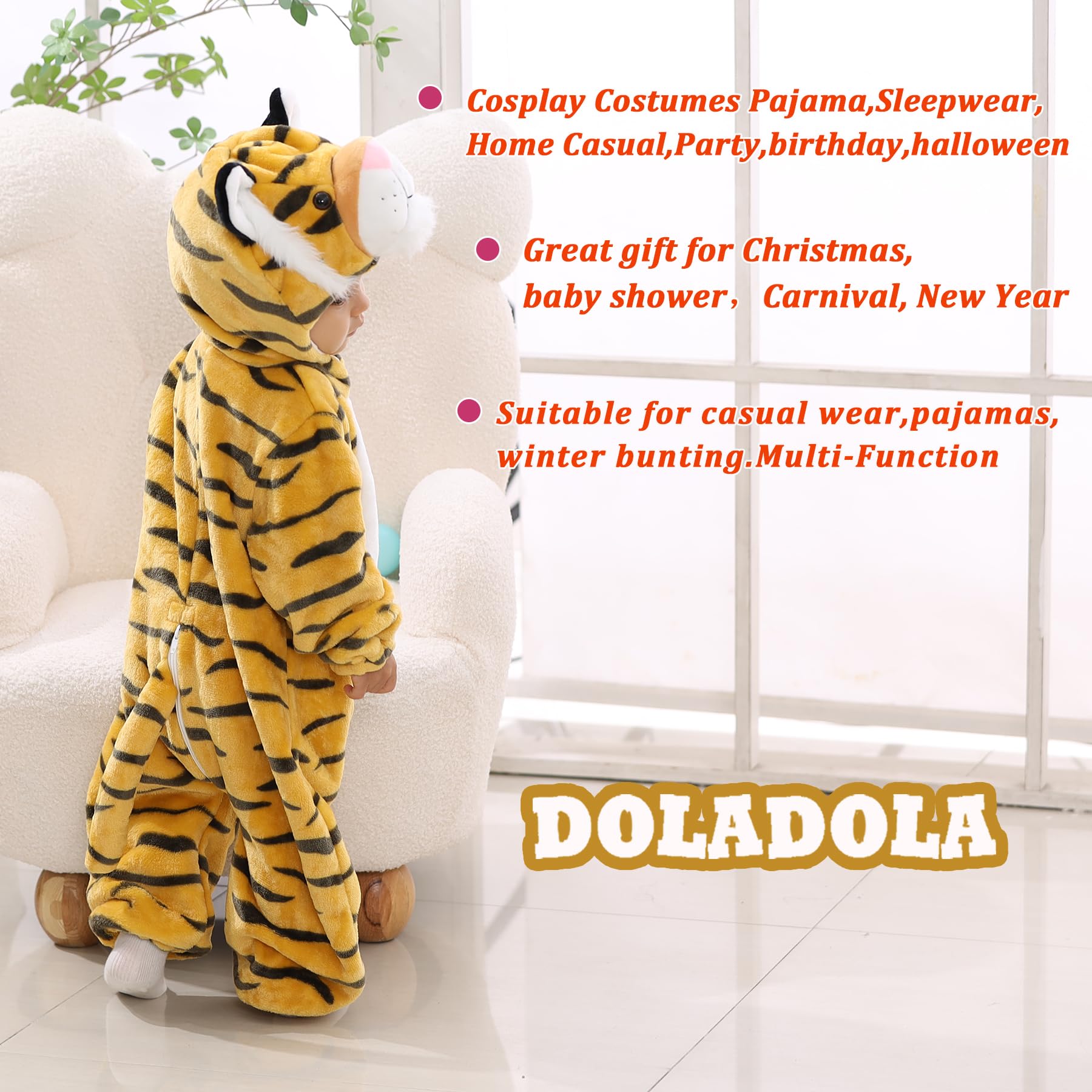 Bebé Niños Niñas con Capucha Monos para bebés Franela Traje De Animales Ropa