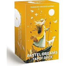Pastel Dreams Tarot Deck, Tarot Cards for Beginners, 78 Soft Pastel Tarot Cards with General Guidebook, Gentle Intuitive Art, Reading Witchcraft Divination Tool