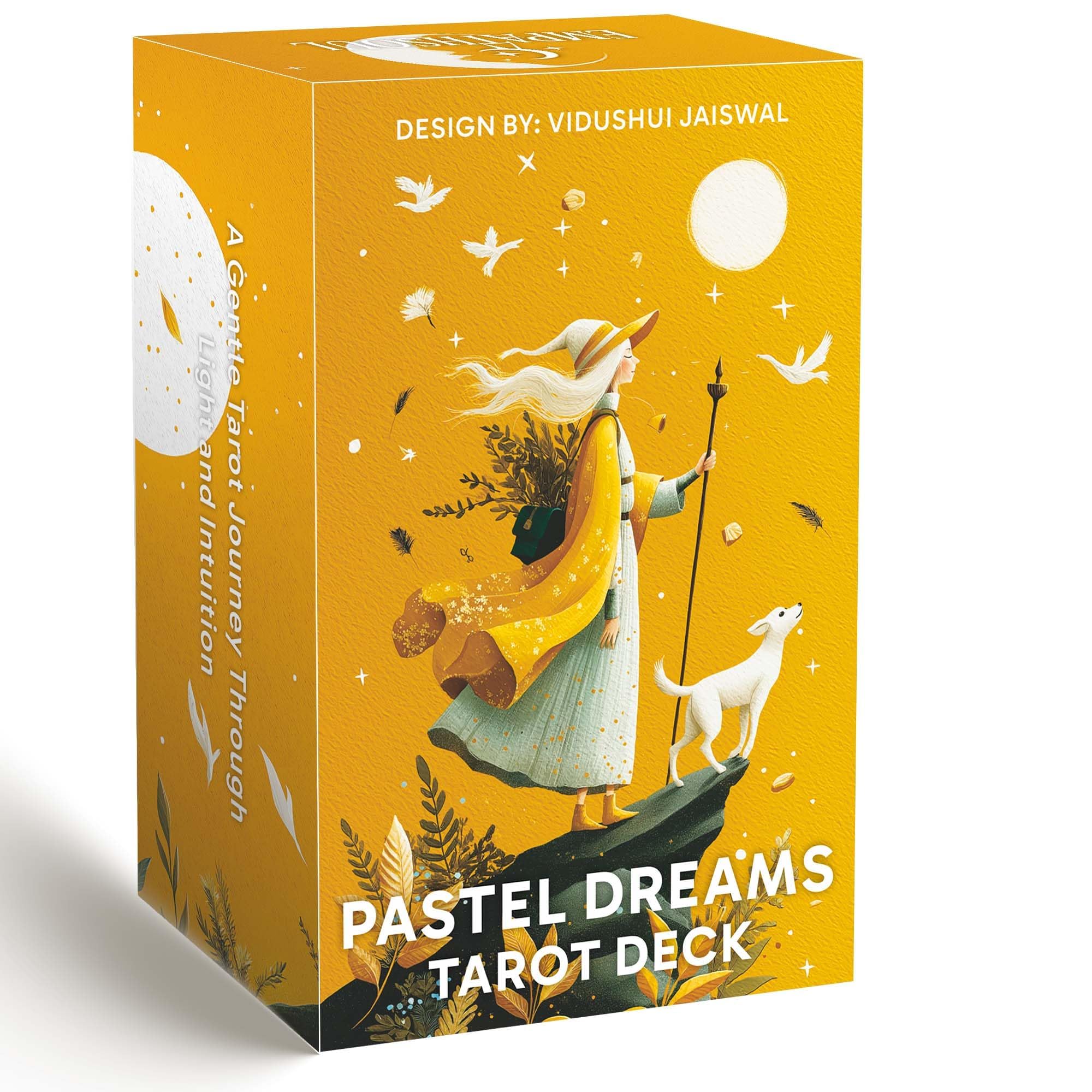 Pastel Dreams Tarocchi Deck, Tarocchi Carte per Principianti, 78 Tarocchi Pastello Morbido con Guida Generale, Delicata Arte Intuitiva, Lettura Stregoneria Divinazione Strumento