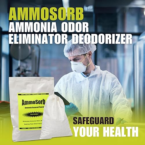 Miniatura 8 de Bolsa desodorante reutilizable para eliminar olores a amoníaco trata 300 pies cuadrados