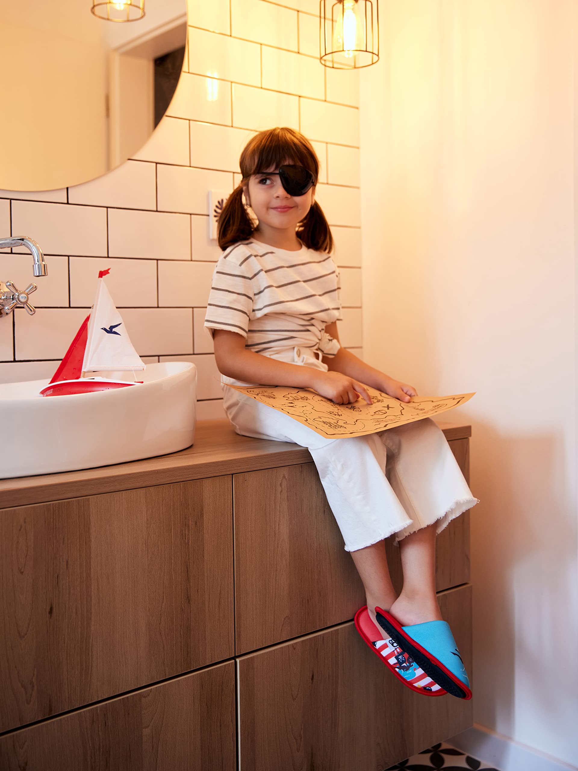 Dedoles Pantofole Donna Uomo & Bambini Ciabatte Memory Foam con tanti Design Unicorno Gatti Caffè Musica Regalo