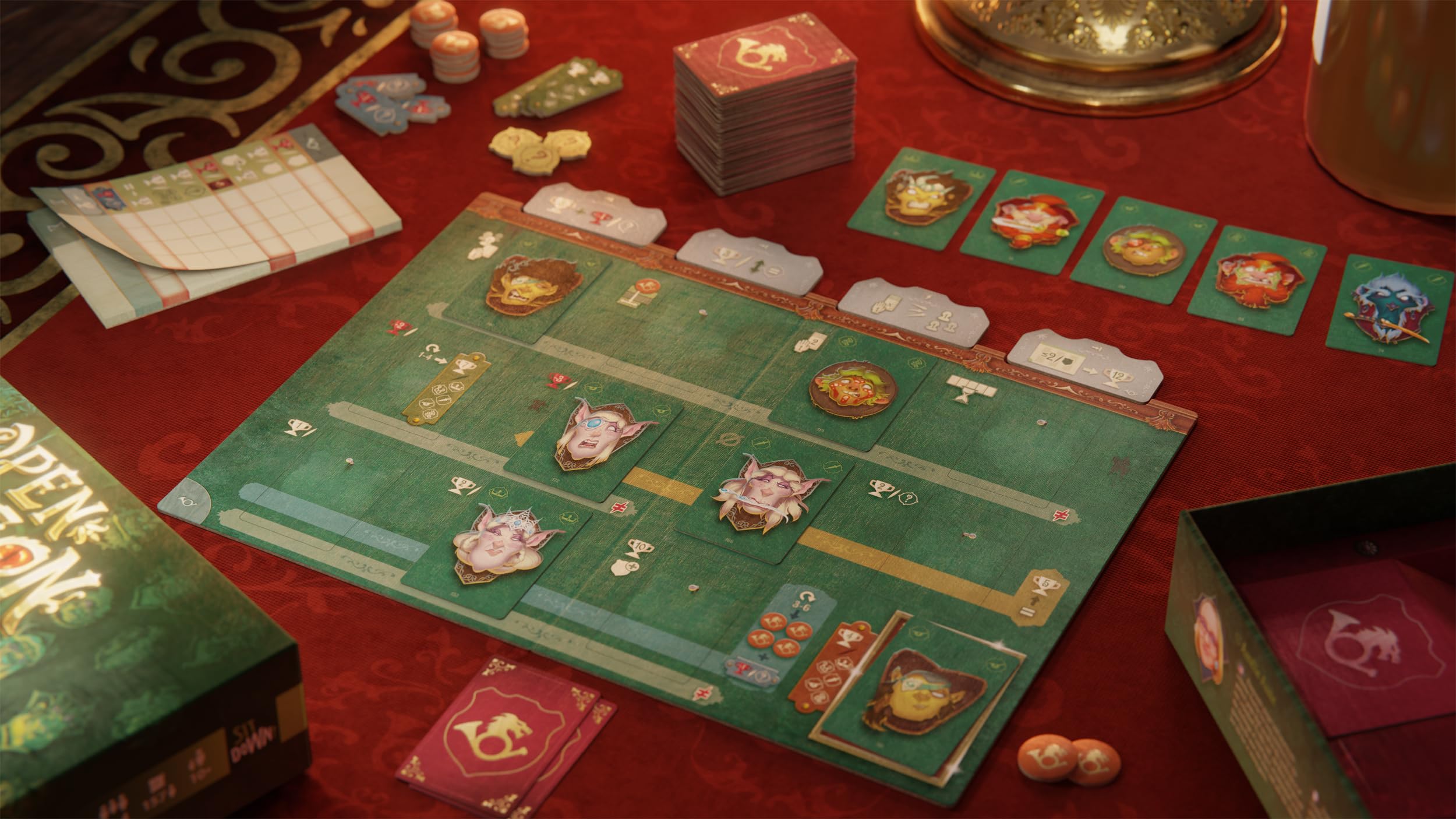 SitDown | Open Season | Jeu de Cartes stratégique | pour 2 à 4 Personnes à partir de 10 Ans