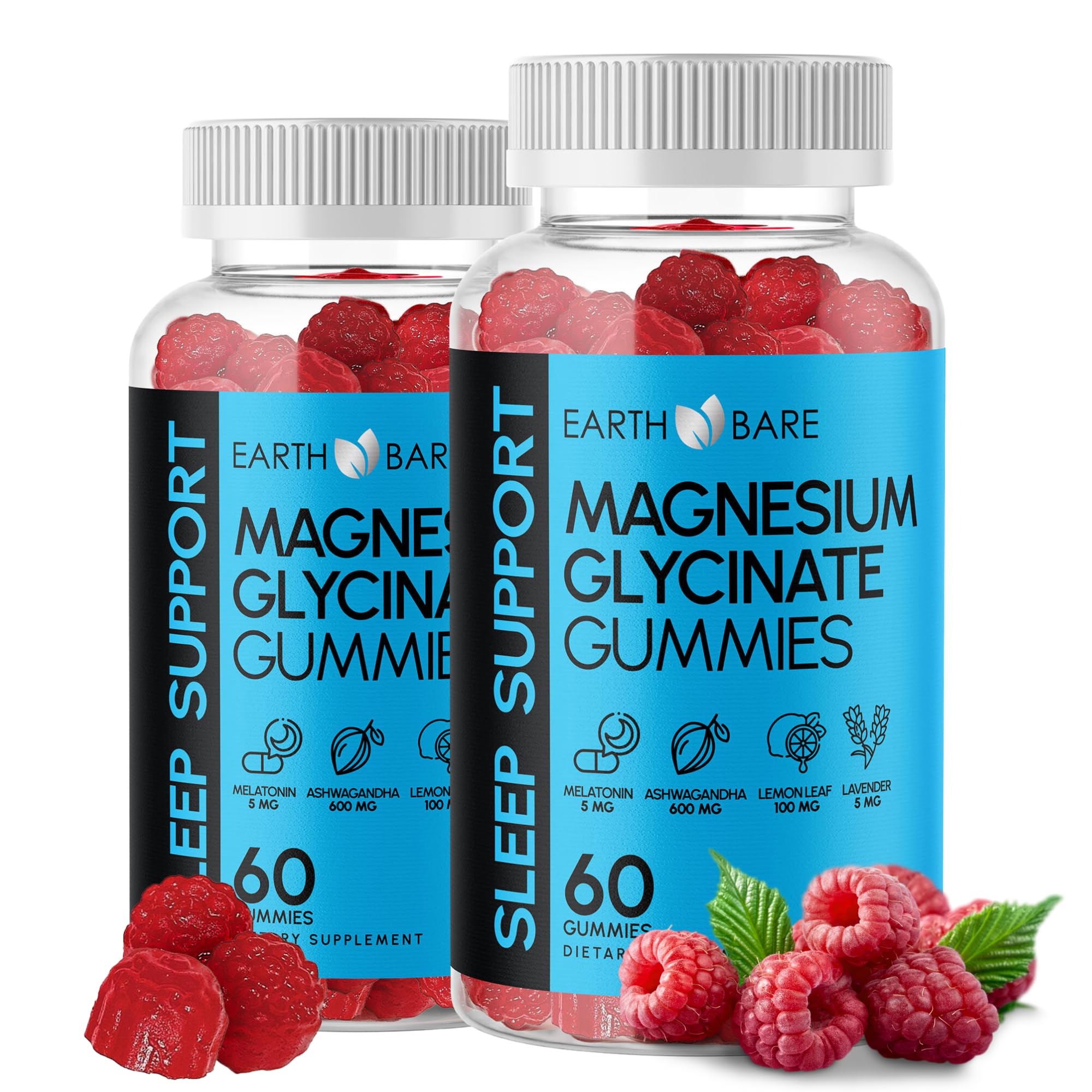 Buy Gummies Magnesium Bisglycinate 120 EXTRA STRENGTH Melatonin with