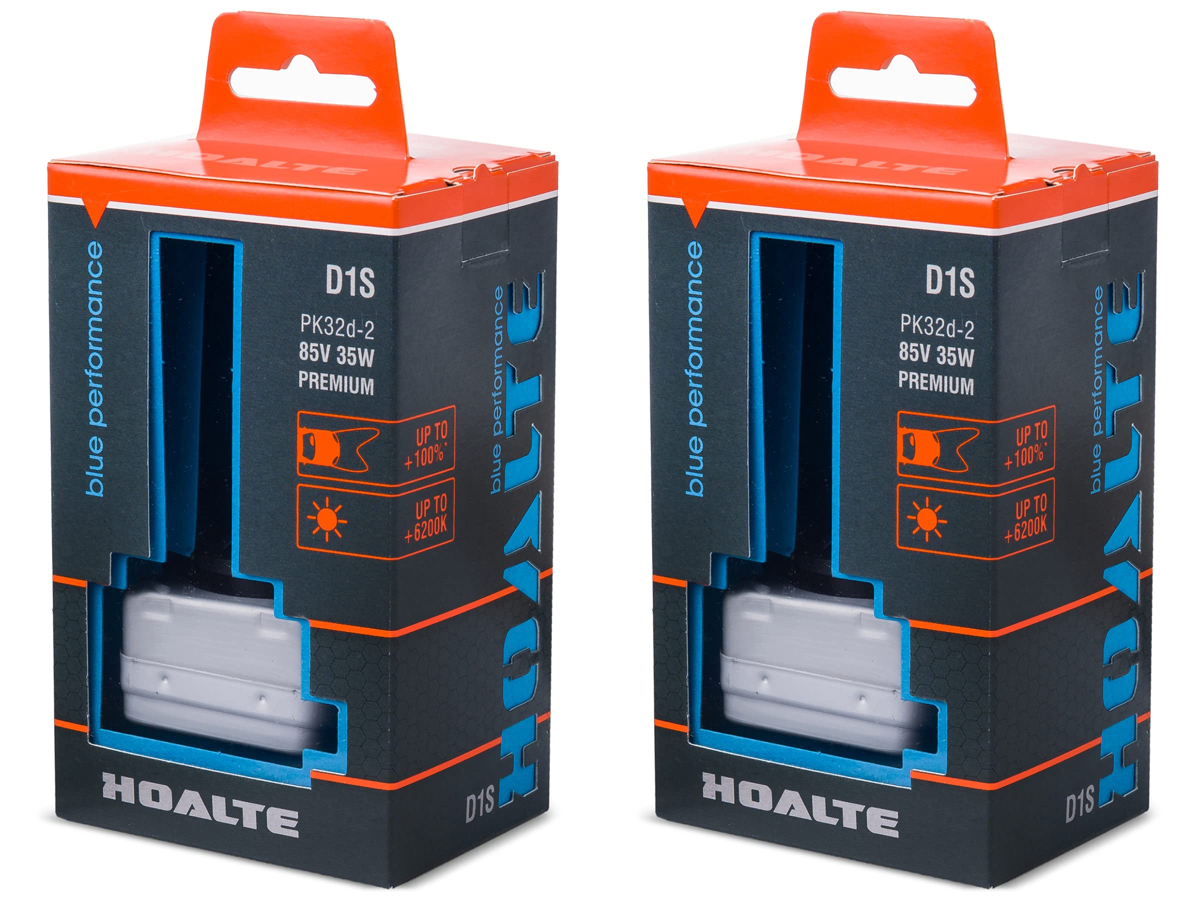 D1S Xenon Brenner Blue Performance 6200K - Scheinwerferlampe D1S Xenon Lampe Auto HID - Brenner Ersatzbirne 2 Stücke