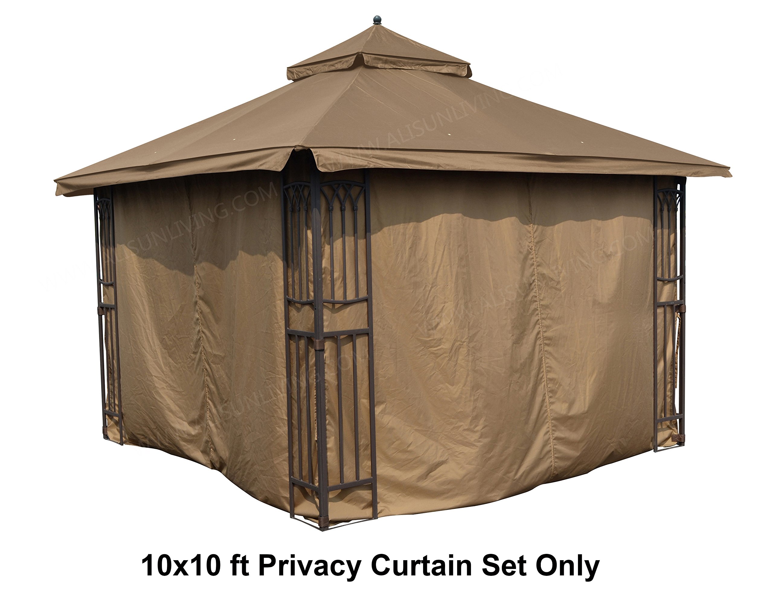 10X10 Gazebo Privacy Curtains Curtains & Drapes 2023