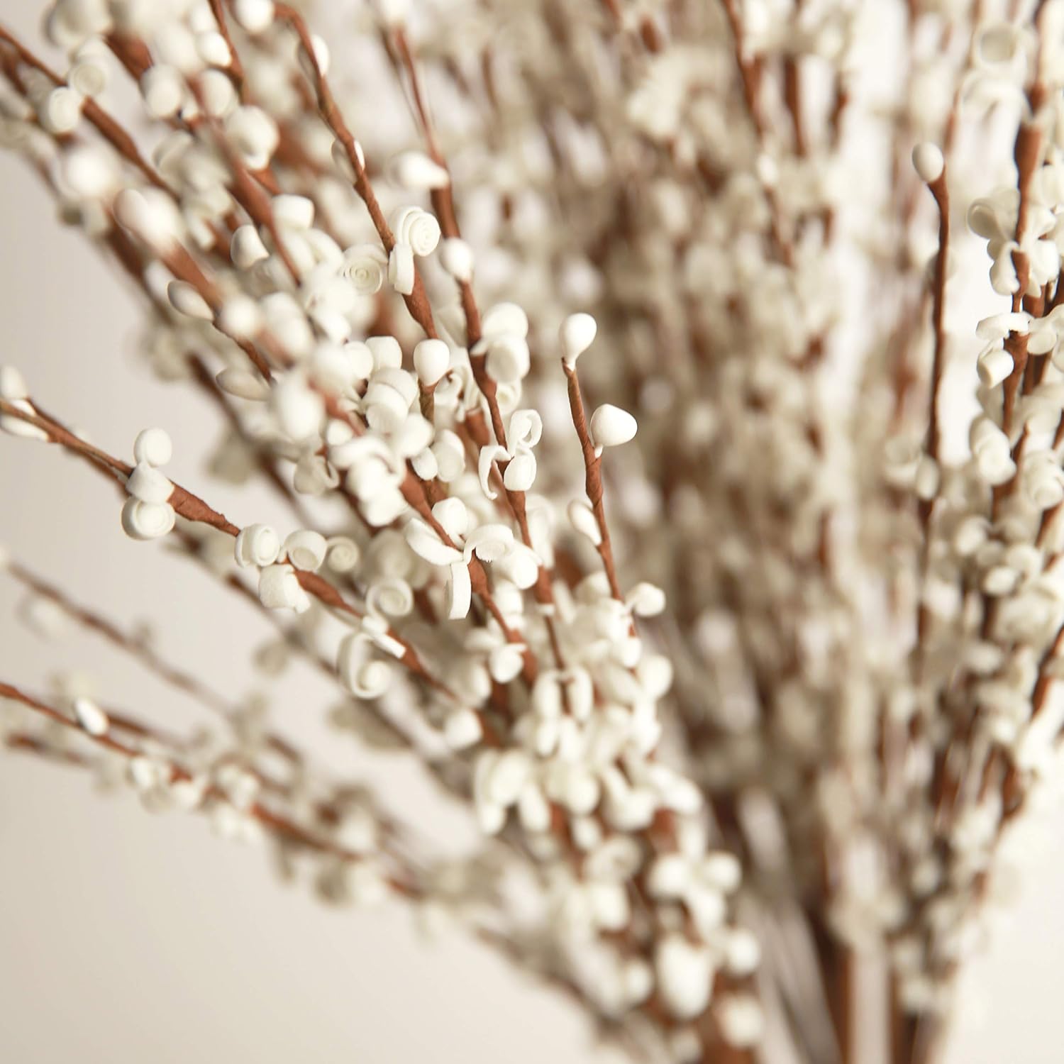 Artificial Flower 10pcs 26'' Long Stem Winter Jasmine Faux Flower Fake Shrub Blossom for Wedding Home Décor Office Centerpiece Reception Hotel Restaurant Patio Still Life Props(White)