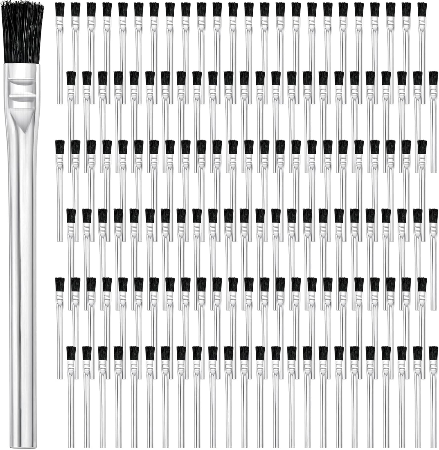 Mifoci 144 Pcs Acid Brush Bulk Boar Hair Acid Flux Brushes