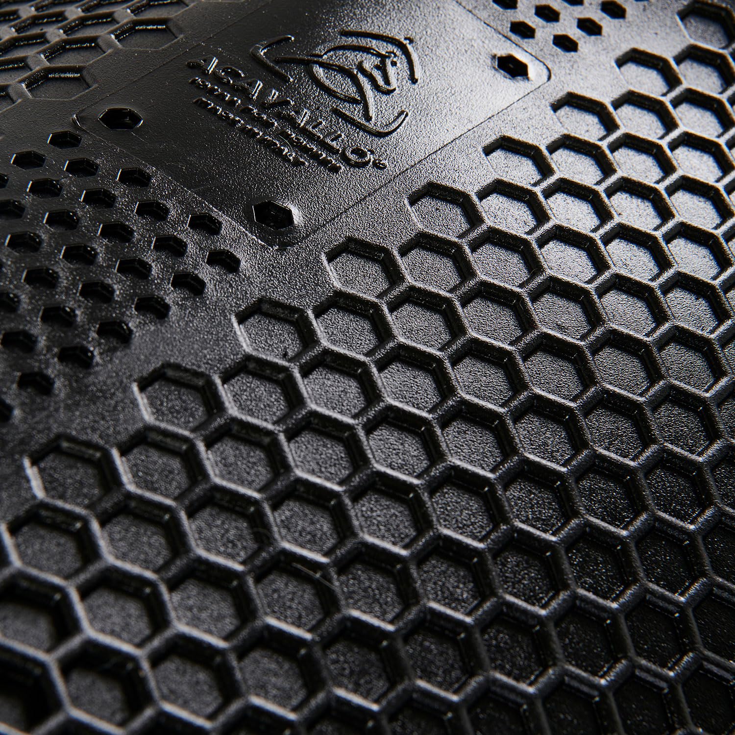 ACAVALLO SALVAGARRESE FREE HEXA GEL 1/2 PAD E ALZATA ANTERIORE CON MICROPILE CAVALLO EQUITAZIONE ALZAPALETTA (NERO)