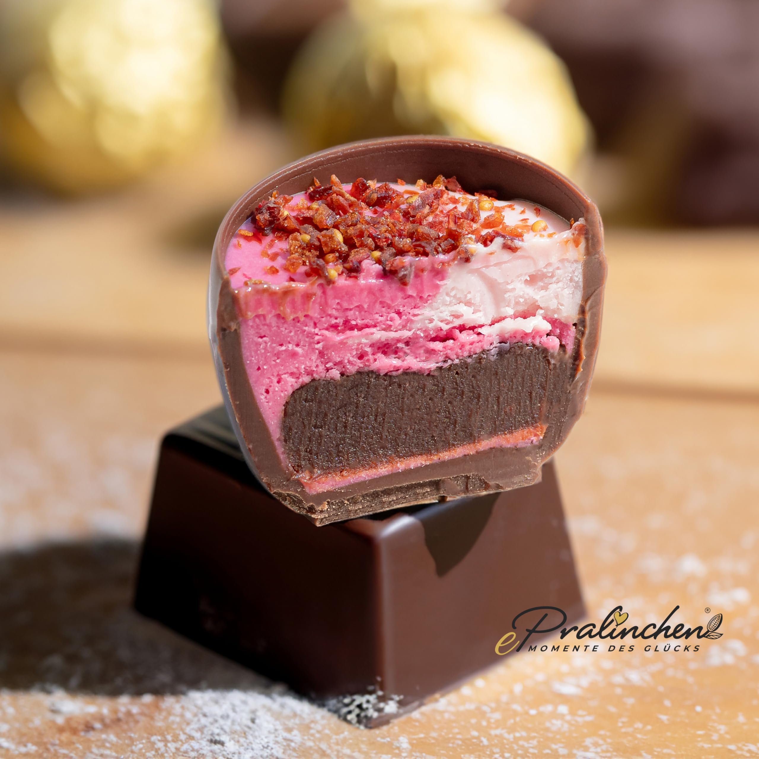 ePralinchen handverarbeitete belgische Luxus-Pralinen | Marzipan Edition 450g | bunte Marzipanmischung mit Orange, Pistazie, Champagner uvm. | mit Alkohol | köstliche Schokolade made in Belgium
