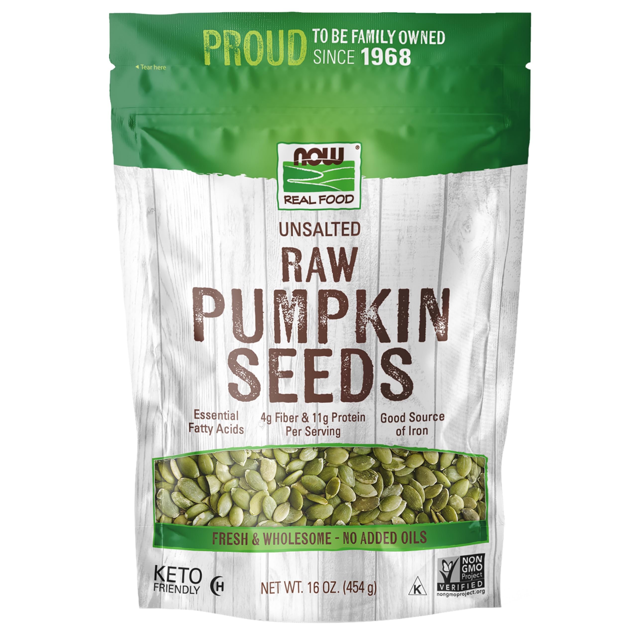 RAW PUMPKIN SEEDS - 454g