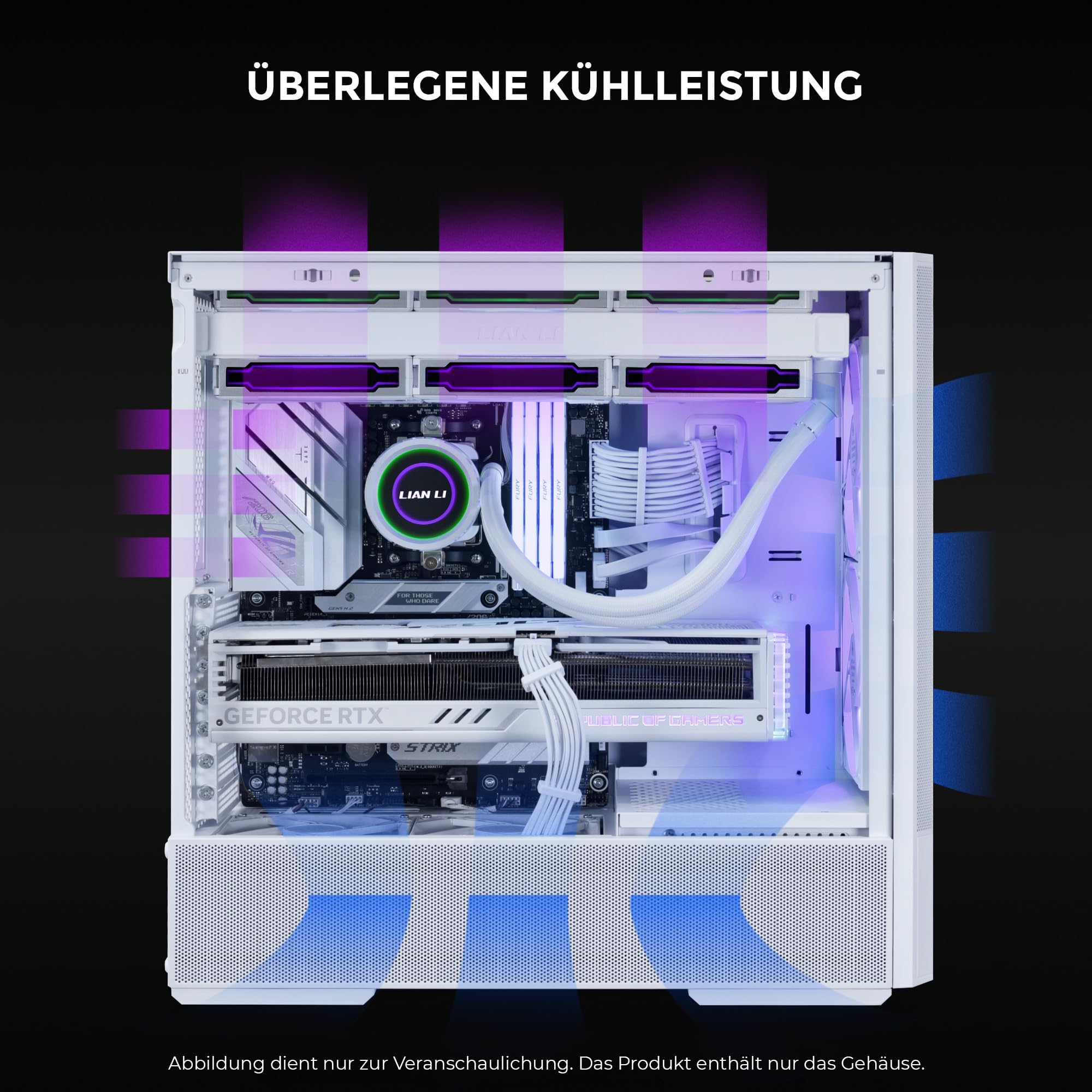 Amazon | LIANLI ATX対応ミドルタワーPCケース LANCOOL 207 WHITE