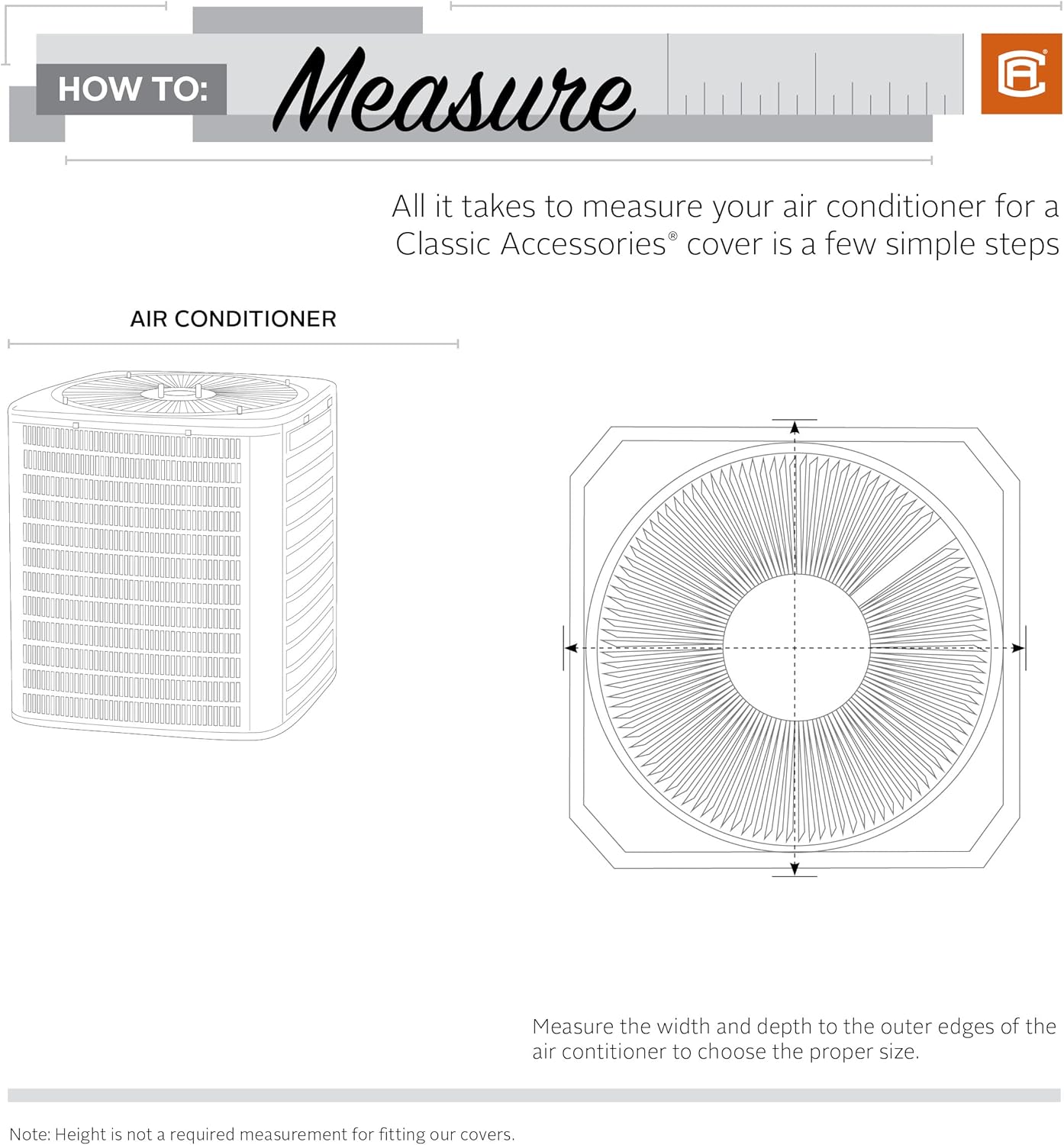 Classic Accessories Outdoor Mesh Cover For Square Air Conditioners : Home & Kitchen