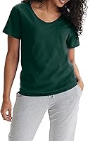 Hanes Women's Nano Premium Cotton V-Neck T-Shirt Pack - Soft, Flattering, Everyday Comfort