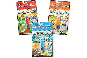 Melissa & Doug Water Wow! Reusable Water-Reveal Activity Pads for Toddlers, Farm...