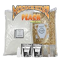 Vista 1 de Tapcraft - Kit de recetas de puré de melocotón Moonshine - Haz tu propio brillo de luna de melocotón en casa - Grandes ideas de regalos