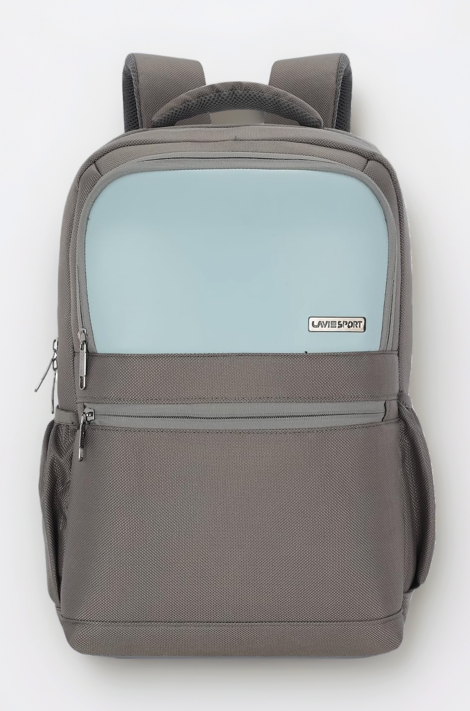 Lavie Sport 45cm Pioneer 24 Litres Laptop Backpack with Trolley Sleeve For Men & Women|Vegan Leather|Office Travel Backpack|Front organizer|Bottle Holder|Fits upto 14" Laptop