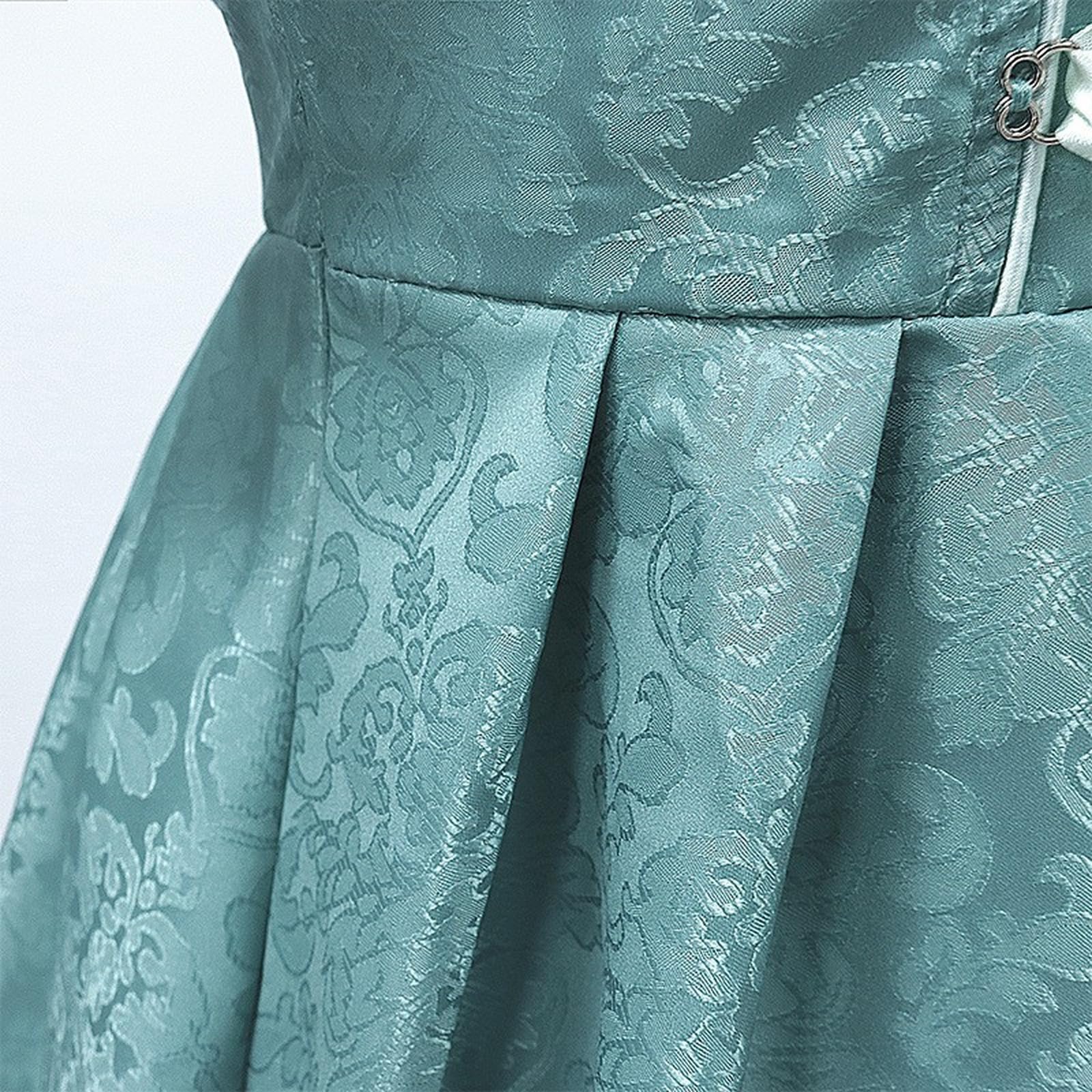Dirndl Damen Trachtenkleid Midi 3 Teilig Oktoberfest Outfit Spitze Dirndlkleid Elegante Trachtenmode Trachtenrock Bayerisches Dirndl-Komplettsets Biermädchen Kleid Karneval kostüm Halloween