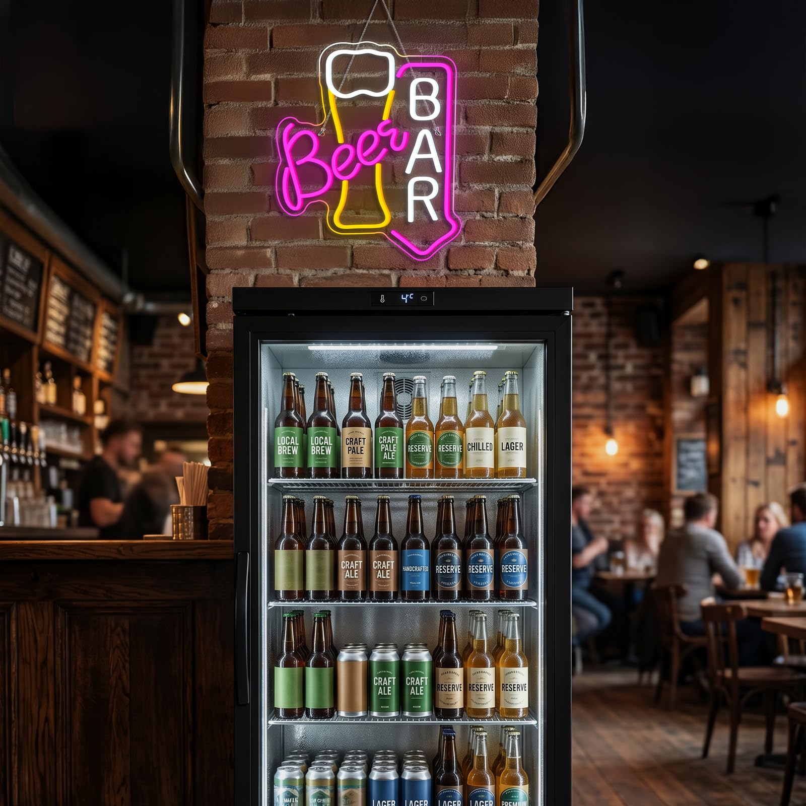 Wanxing Enseigne néon pour décoration murale, lampe néon pour bar à bière, panneau lumineux néon pour bar, bar à bière, décoration d'intérieur, magasin, boîte de nuit