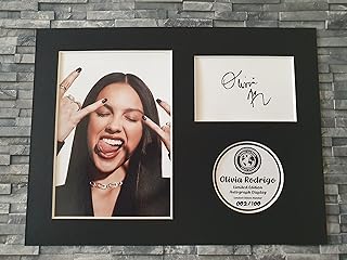 Havoc - Olivia Rodrigo Limited Edition Signed Autograph Display - 8x6 Inches - Mounted and Ready to be Framed - V3 Colourful