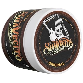 Suavecito Men's 5 PC Hair Kit - Original & Firme (Strong) Hold Medium Shine Pomade, Hair Cream and Grooming Spray, Large Deluxe Comb