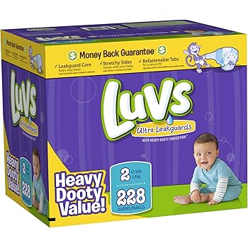 luvs ultra leakguards disposable baby diapers