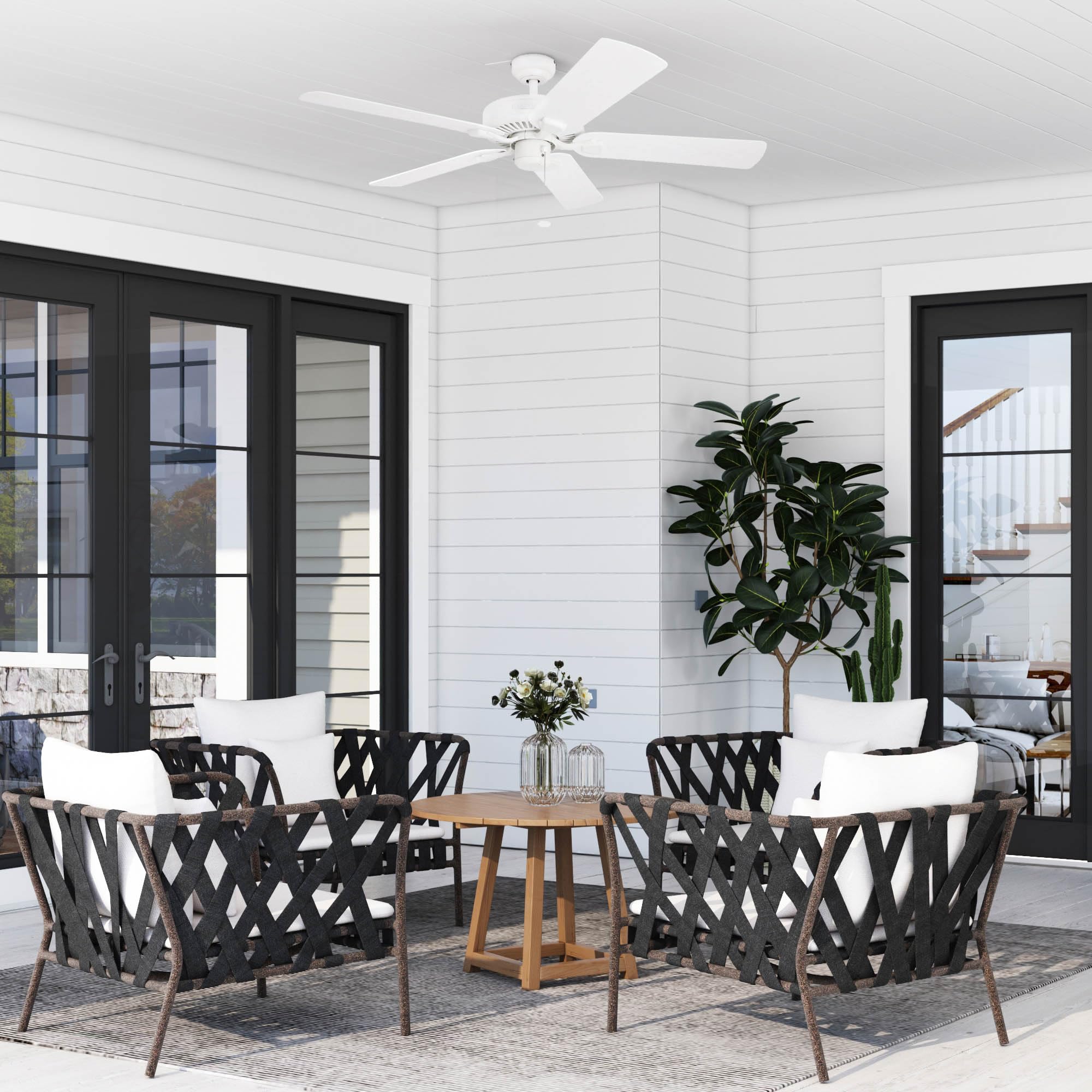 Amazon | Honeywell Belmar 52インチ アウトドア シーリングファン